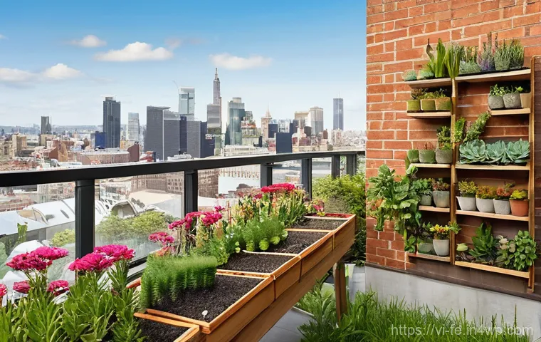 곤충 친화 정원에서의 커뮤니티 가든 - **Urban Community Pollinator Garden:** A vibrant, sun-drenched community garden nestled within a bus...