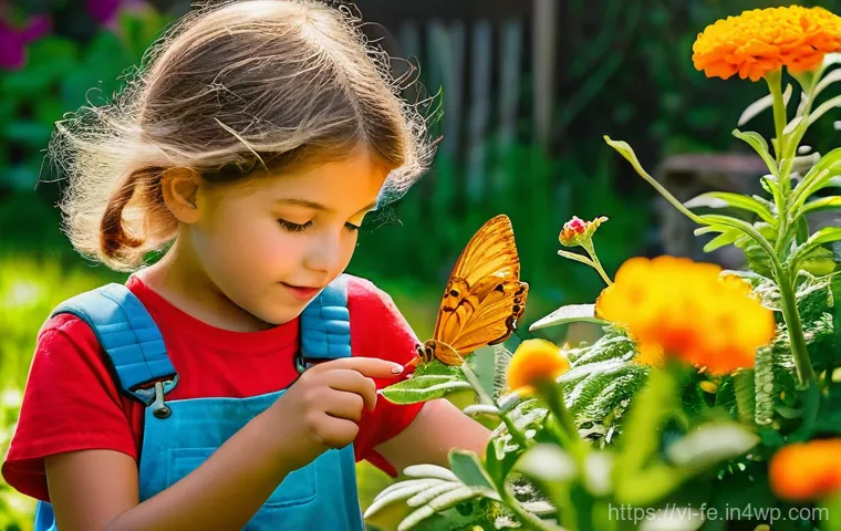 곤충 친화 정원에서의 커뮤니티 가든 - **Rooftop Pollinator Haven:** A serene and meticulously cultivated rooftop garden, offering a peacef...