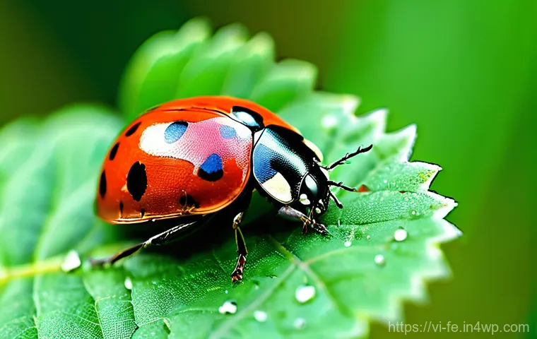 곤충 친화 정원 조성을 위한 기초 지식 - **Prompt:** A cozy and inviting "insect hotel" nestled amongst dense green foliage in a garden. The ...